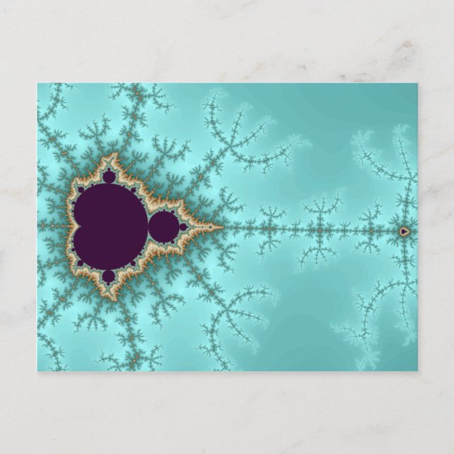 Carte Postale Elle se propage - Fractale (Devant)