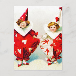Carte Postale Ellen H. Clapsaddle Pierrot Enfants