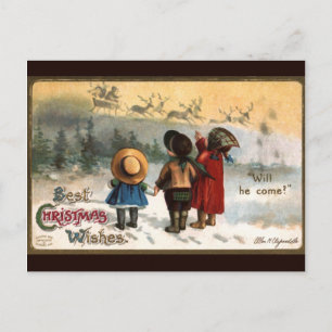 Carte Postale Ellen H. Clapsaddle : Vais-il venir