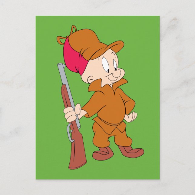 Carte Postale ELMER FUDD™ | Avec Un Arme À Arme (Devant)