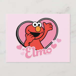 Carte Postale Elmo au cœur de la Saint-Valentin