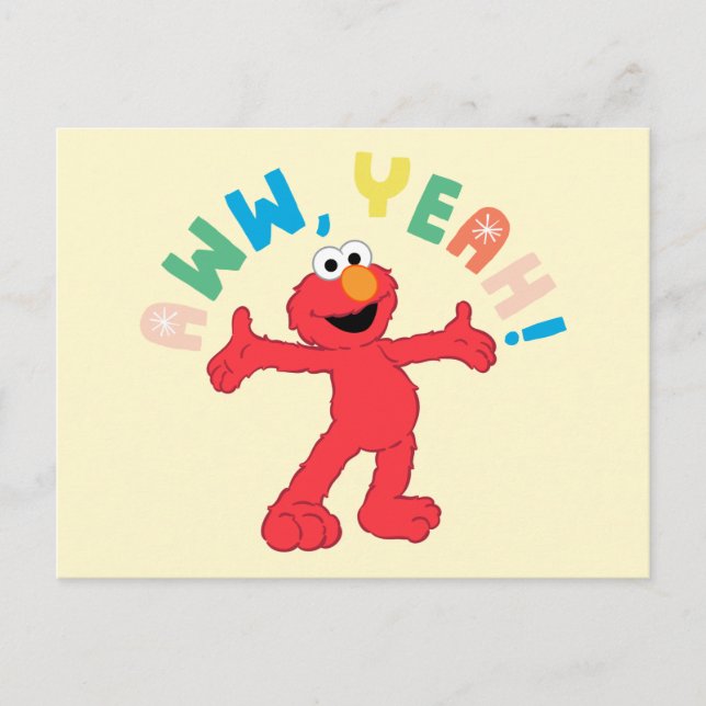 Carte Postale Elmo | Aww, Ouais ! (Devant)