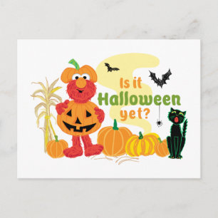 Carte Postale Elmo   Est-ce encore Halloween ?