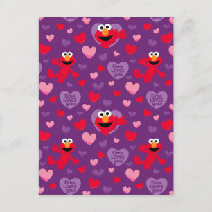 Carte Postale Elmo vous aime Motif de la Saint Valentin