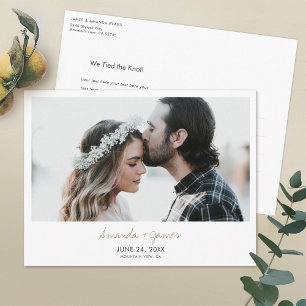 Carte postale Elopement Faire-part