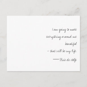 Carte postale Elsie de Wolfe