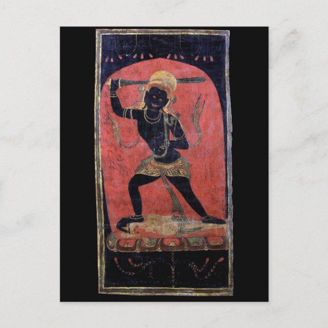 Carte Postale Émanation d'Acala du Bouddha Akshobya (Devant)
