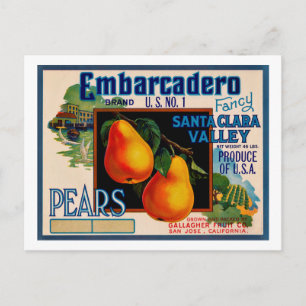Carte Postale Embarcadero Fancy Père Noël Clara Pears