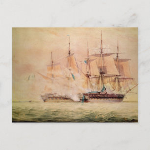 Carte Postale Embarquement du "Chesapeake"