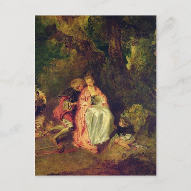 Carte Postale Embarquement pour Cythera, c.1717 (Devant)