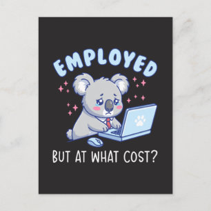 Carte Postale Embauché Mais À Quel Prix Humour De Bureau Drôle