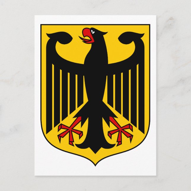 Carte Postale emblème allemand (Devant)