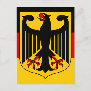 Carte Postale emblème allemand