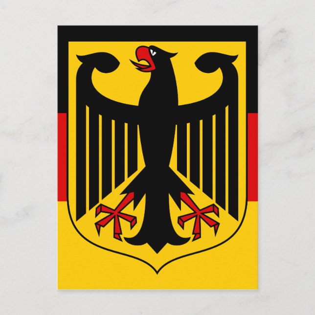 Carte Postale emblème allemand (Devant)