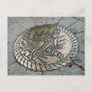 Carte Postale Emblème de la Seconde Guerre mondiale, Washington