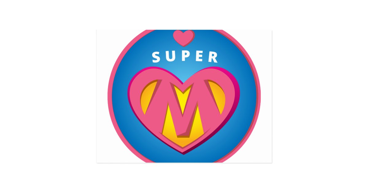 Carte Postale Embleme Drole De Maman De Superwoman De Super Zazzle Fr