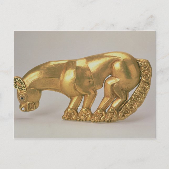 Carte Postale emblème du bouclier sous forme de panthère (Devant)