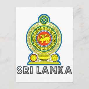 Carte Postale Emblème du Sri Lanka