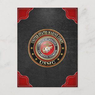Carte Postale Emblème USMC [Edition spéciale] [3D]