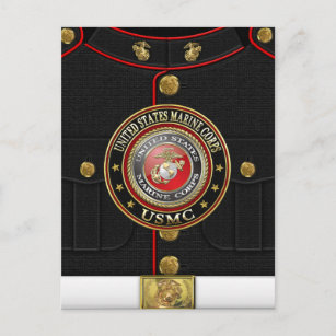 Carte Postale Emblème USMC [Edition spéciale] [3D]