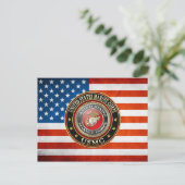 Carte Postale Emblème USMC [Edition spéciale] [3D] (Debout devant)