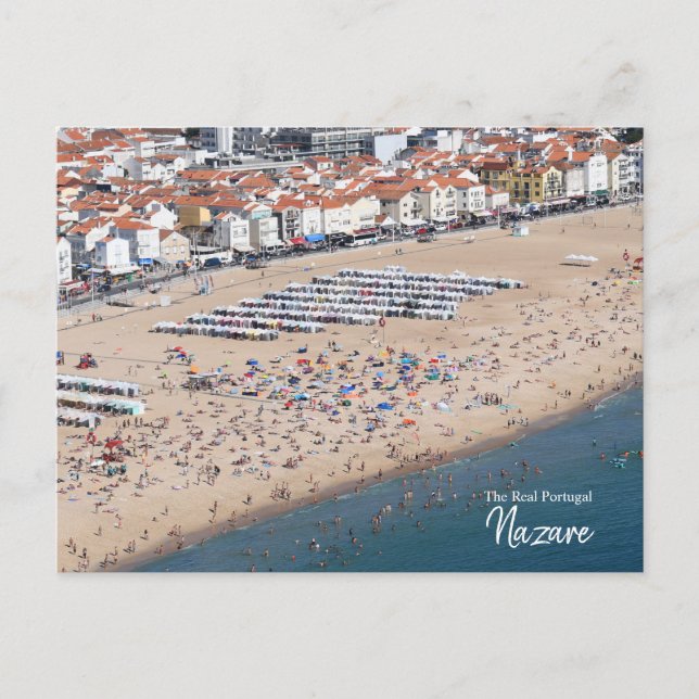 Carte Postale Embouteillé- Nazare, Portugal  (Devant)