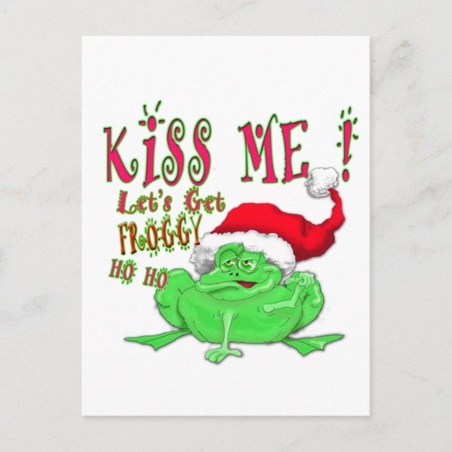 Carte Postale Embrasse-moi et Froggy (Devant)