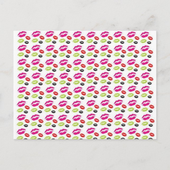 Carte Postale embrasser (Devant)