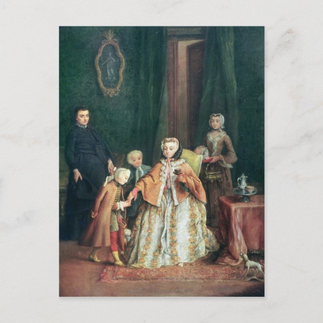 Carte Postale Embrasser la main (Devant)