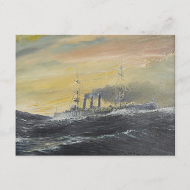 Carte Postale Emden surfe les vagues Océan Indien 1914 2011 (Devant)