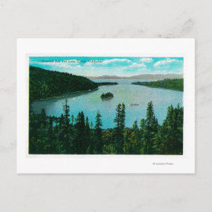 Carte Postale Emerald Bay Vue sur le lac Tahoe Lake Tahoe, CA