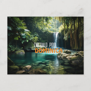 CARTE POSTALE EMERALD POOL DOMINICA POSTCARTE