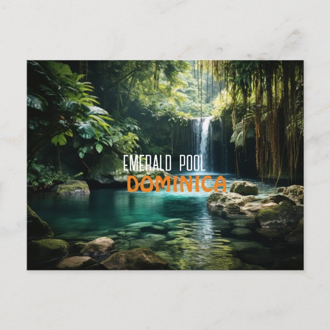CARTE POSTALE EMERALD POOL DOMINICA POSTCARTE (Devant)