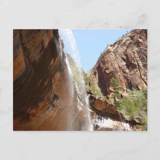 Carte Postale Emerald Pool Falls II du parc national de Zion (Devant)