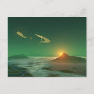 Carte Postale Emerald Sunset