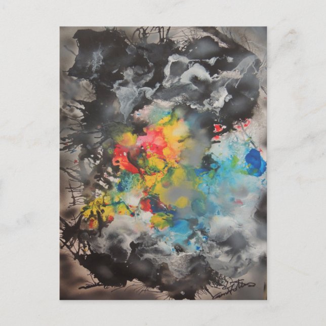 Carte Postale Émergence - Abstrait par Gene Foltuz Mini Print (Devant)