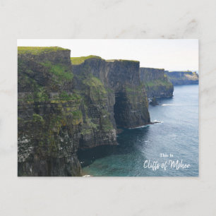 Carte Postale Émerveillement aux falaises de Moher - Irlande