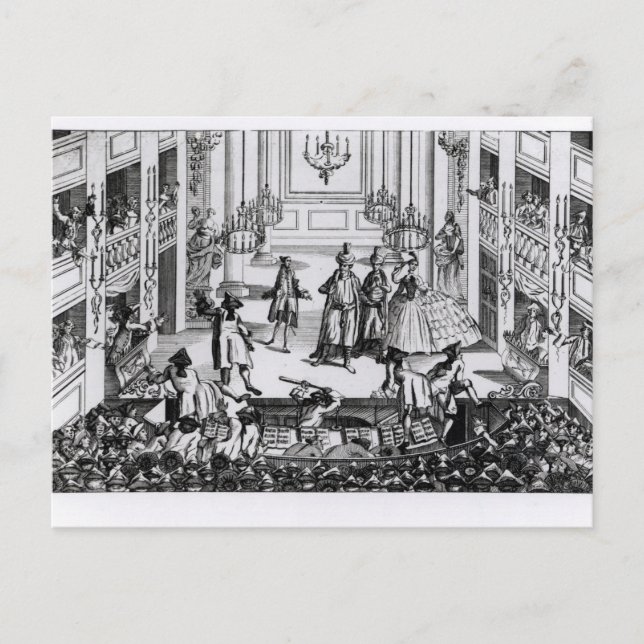 Carte Postale Émeute à Covent Garden (Devant)