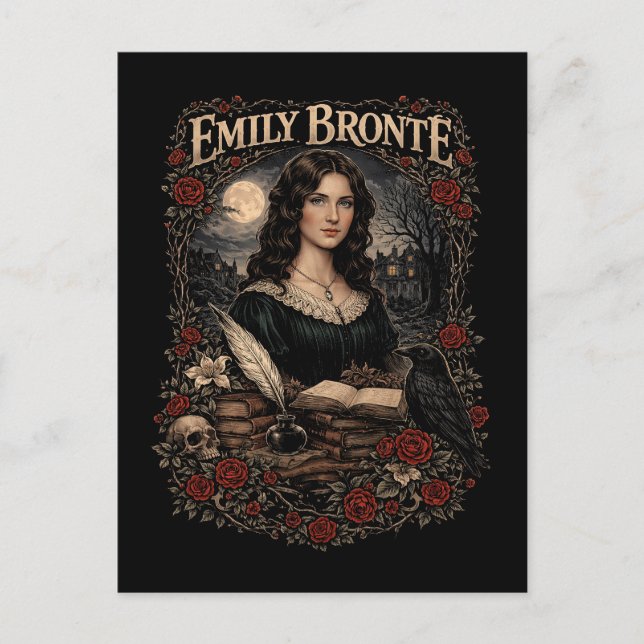 Carte Postale Emily Brontë (Devant)