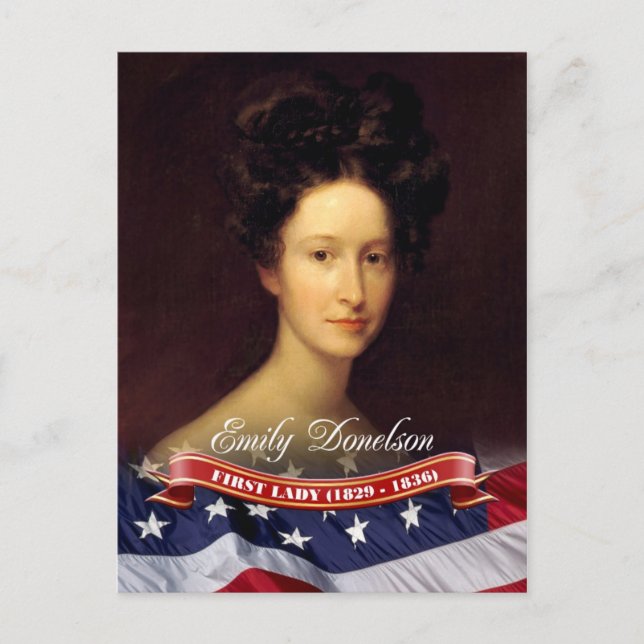 Carte Postale Emily Donelson, Première Dame des Etats-Unis (Devant)