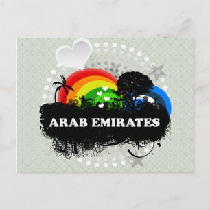 Carte Postale Emirats arabes aux fruits mignons