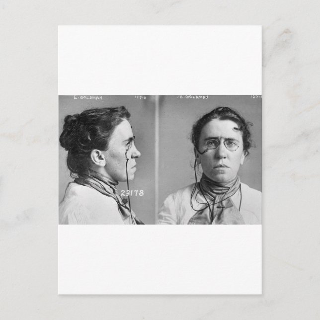 Carte Postale Emma Goldman - anarchiste, 1911 (Devant)