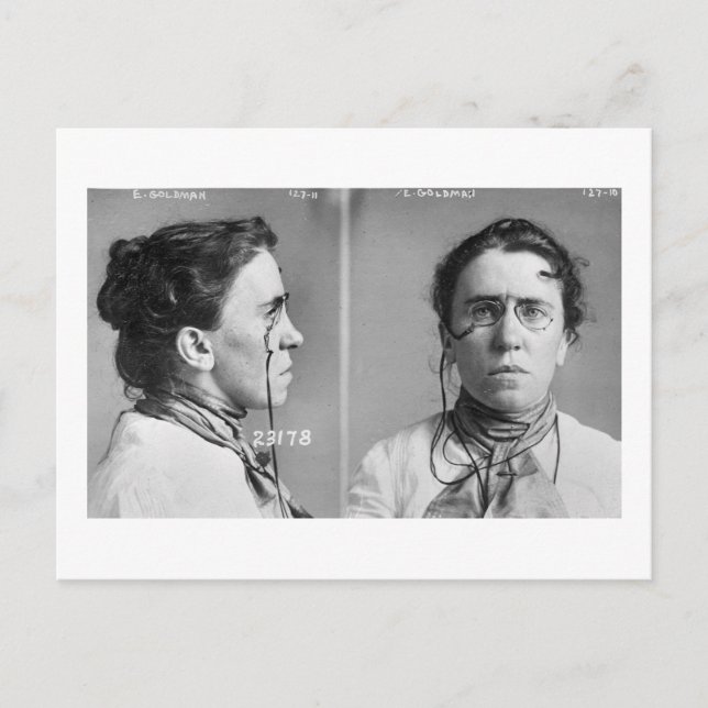 Carte Postale Emma Goldman - anarchiste, 1911 (Devant)