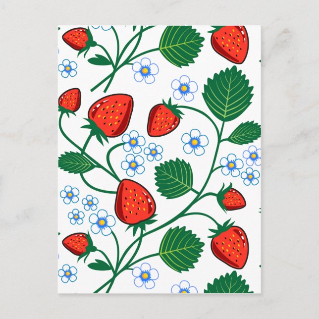 Carte Postale Emma Janeway Strawberries (Devant)