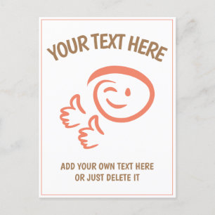 Carte Postale Emoji En Train D'Éclater Fait Face À Deux Pouces E