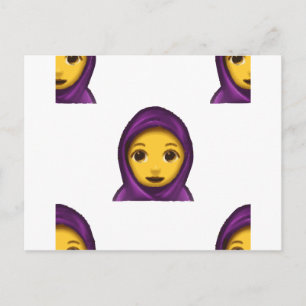 Carte Postale emoji hajib