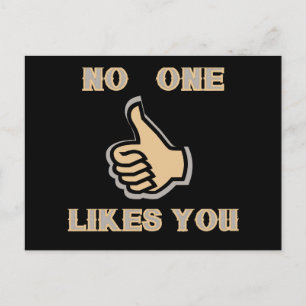 Carte Postale Emoji: No One Likes You