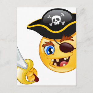 Carte Postale emoji pirate