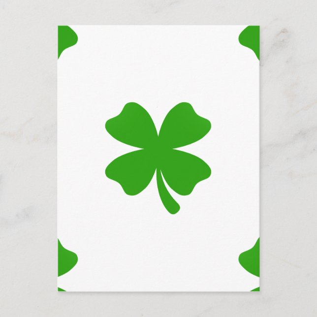 Carte Postale émoticône st patrick (Devant)