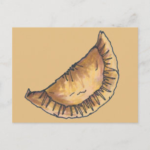 Carte Postale Empanadas de boeuf espagnol Amérique latine Pâtiss